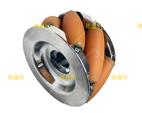 8 Inch 500kg Load Steel Industrial Mecanum Wheel for Factory Automation